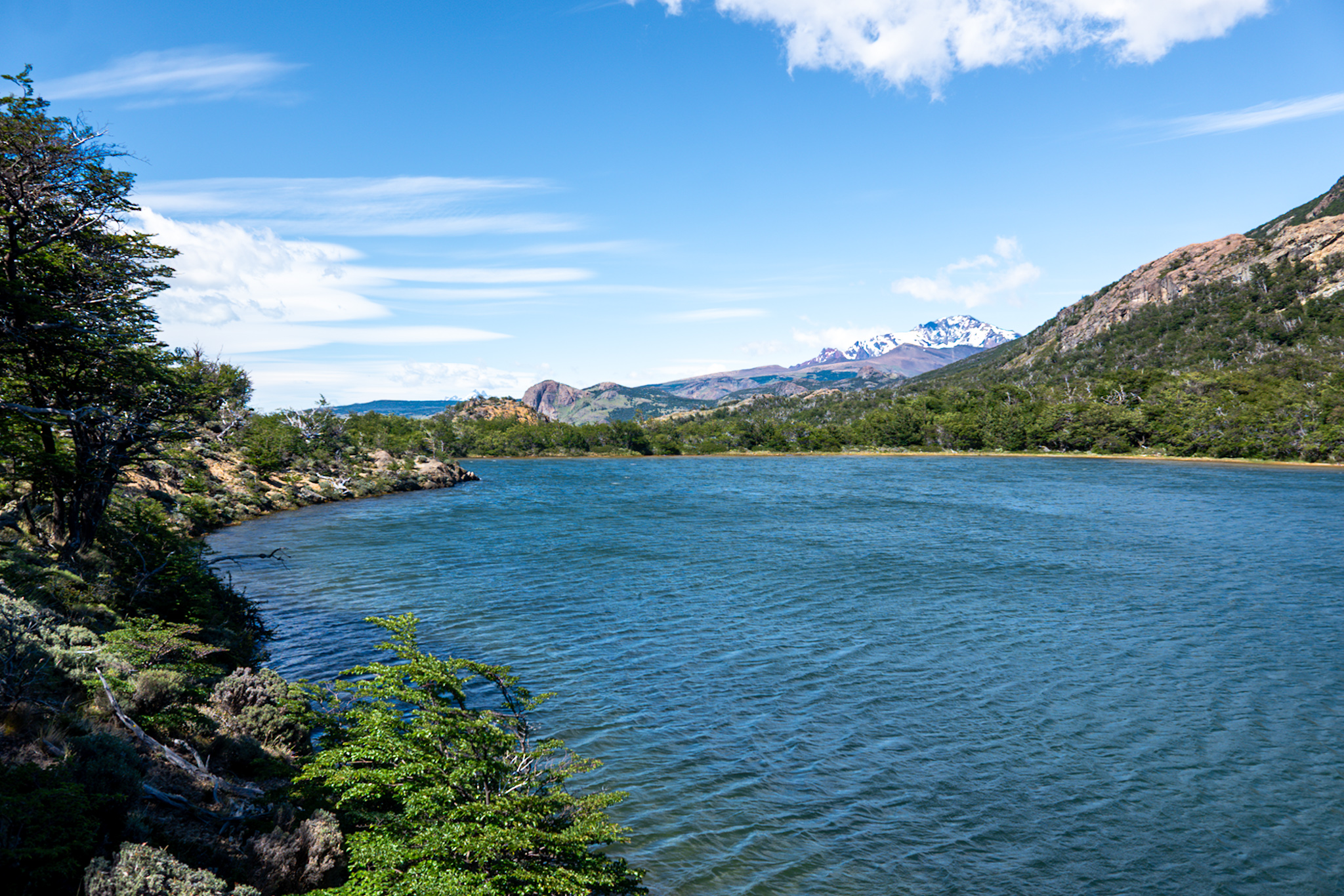 Blue waters and sunken sahara sands